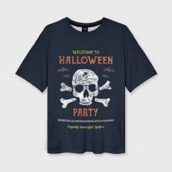 Женская футболка оверсайз Halloween Party