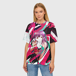 Футболка оверсайз женская Sayu Ogiwara, цвет: 3D-принт — фото 2