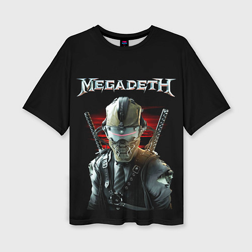 Женская футболка оверсайз Megadeth / 3D-принт – фото 1