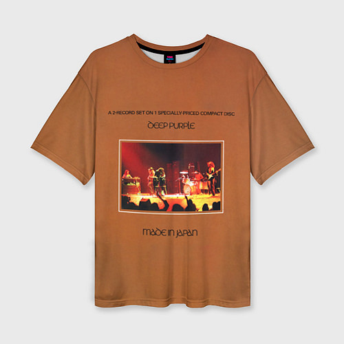 Женская футболка оверсайз Made in Japan - Deep Purple / 3D-принт – фото 1