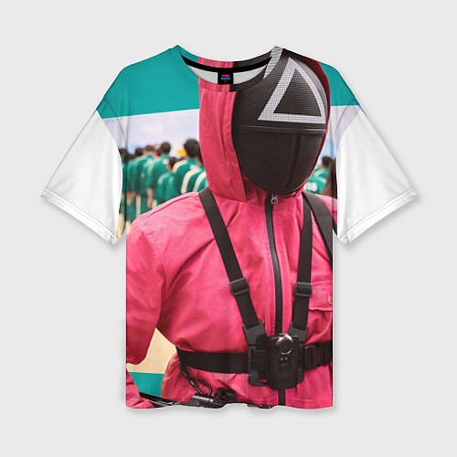 Женская футболка оверсайз Игра в кальмара 2021 / 3D-принт – фото 1