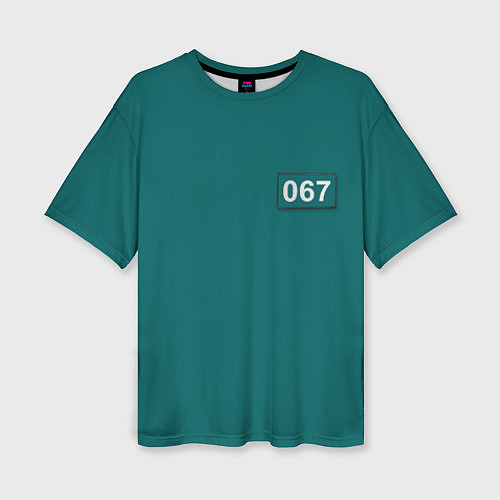 Женская футболка оверсайз Персонаж 067 / 3D-принт – фото 1