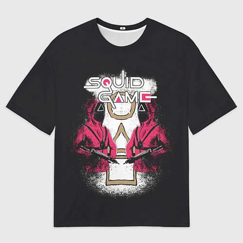 Женская футболка оверсайз Игра Кальмара началась! / 3D-принт – фото 1