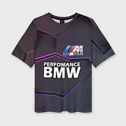 Женская футболка оверсайз BMW Perfomance