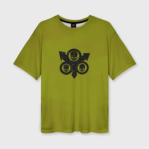 Женская футболка оверсайз Гвардия Смерти после Ереси цвет легиона / 3D-принт – фото 1