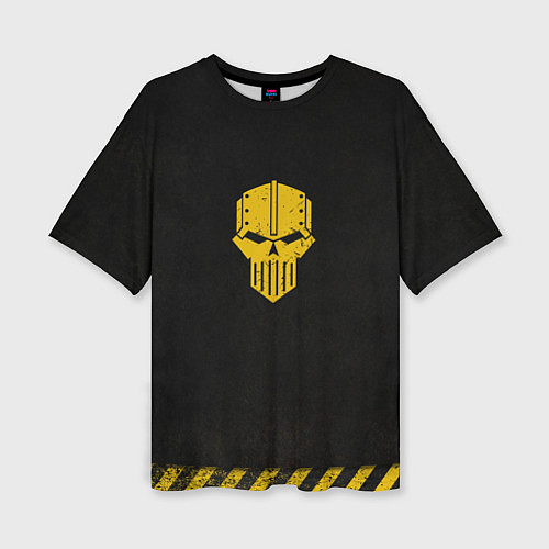 Женская футболка оверсайз Железные Воины до Ереси цвет легиона / 3D-принт – фото 1