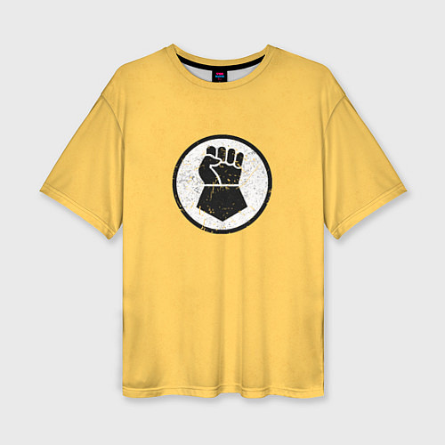 Женская футболка оверсайз Имперские кулаки цвет легиона 7 / 3D-принт – фото 1
