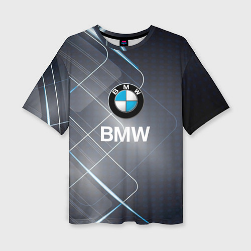 Женская футболка оверсайз BMW Logo / 3D-принт – фото 1