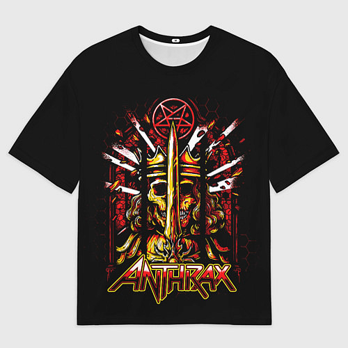 Женская футболка оверсайз Anthrax - For All Kings / 3D-принт – фото 1