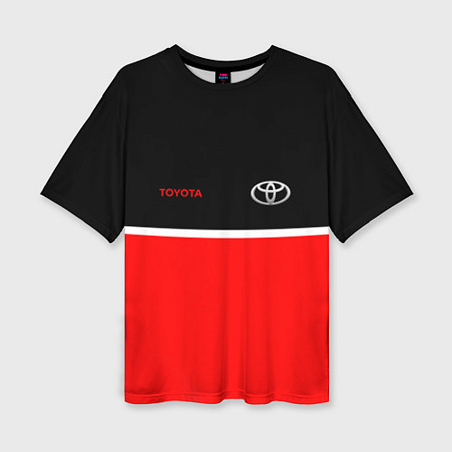 Женская футболка оверсайз Toyota Два цвета / 3D-принт – фото 1