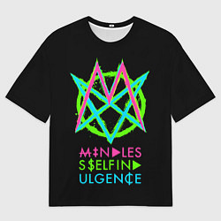 Футболка оверсайз женская Mindless Self Indulgence MSI, цвет: 3D-принт