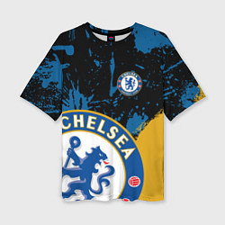 Женская футболка оверсайз ЧЕЛСИ CHELSEA GOLDEN LOGO