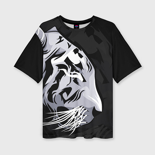 Женская футболка оверсайз 2022 Год тигра / 3D-принт – фото 1