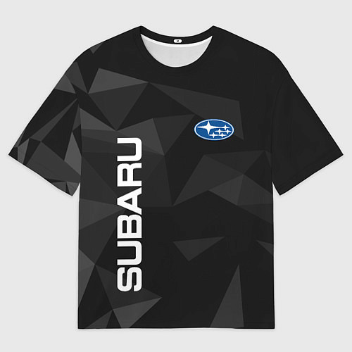 Женская футболка оверсайз Subaru Субару Авто / 3D-принт – фото 1