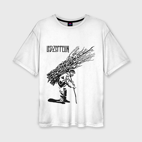 Женская футболка оверсайз Led Zeppelin IV / 3D-принт – фото 1