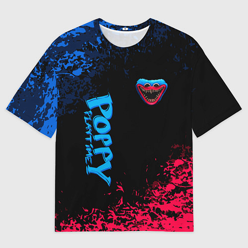 Женская футболка оверсайз Poppy Playtime / 3D-принт – фото 1
