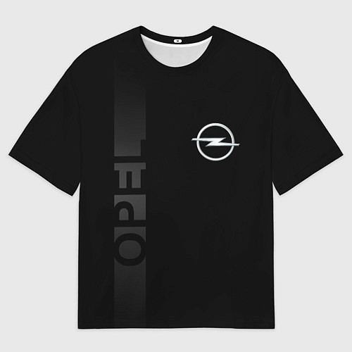 Женская футболка оверсайз Опель Opel / 3D-принт – фото 1