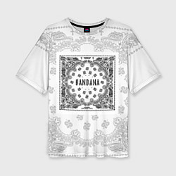 Женская футболка оверсайз Big Baby Tape x Kizaru BANDANA Бандана Кизару Тейп