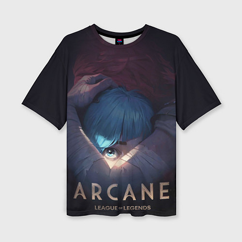 Женская футболка оверсайз Arcane: League of Legends / 3D-принт – фото 1