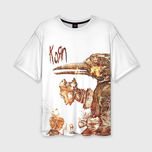 Женская футболка оверсайз Untitled - Korn / 3D-принт – фото 1