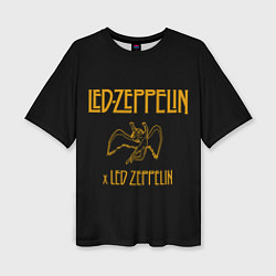 Женская футболка оверсайз Led Zeppelin x Led Zeppelin