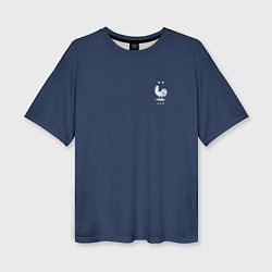 Женская футболка оверсайз Сборная Франции Мбаппе 10