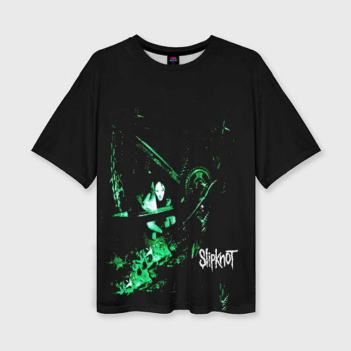 Женская футболка оверсайз Mate Feed Kill Repeat - Slipknot / 3D-принт – фото 1