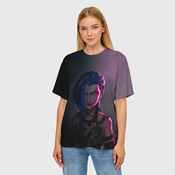 Футболка оверсайз женская Evil Jinx, цвет: 3D-принт — фото 2