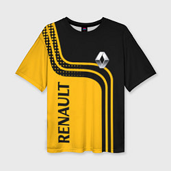 Женская футболка оверсайз Renault Рено