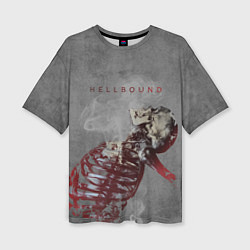 Женская футболка оверсайз Hellbound Новая истина