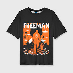 Женская футболка оверсайз Walkin Freeman