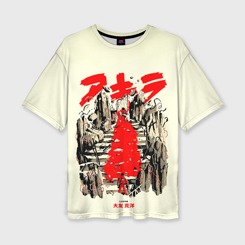 Женская футболка оверсайз Akira Акира / 3D-принт – фото 1