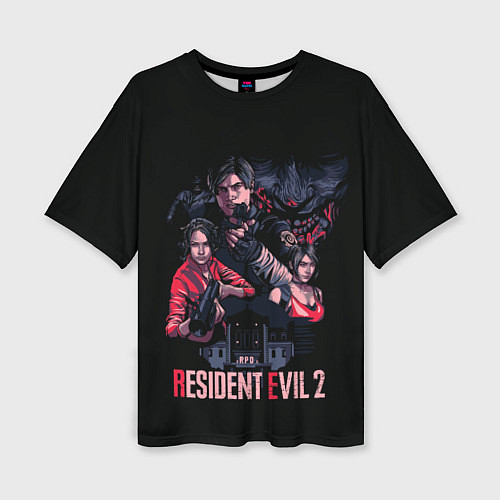 Женская футболка оверсайз RE 2 Remaster / 3D-принт – фото 1