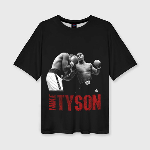 Женская футболка оверсайз Майк Тайсон Mike Tyson / 3D-принт – фото 1