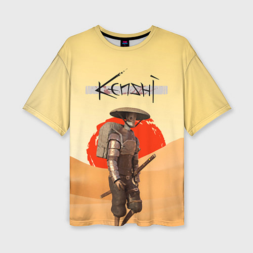 Женская футболка оверсайз KENSHI КЕНШИ / 3D-принт – фото 1