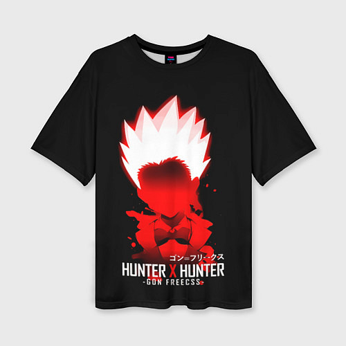 Женская футболка оверсайз Hunter x Hunter - Gon Furikusu / 3D-принт – фото 1