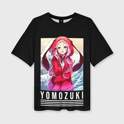 Женская футболка оверсайз Yomozuki - Kakegurui / 3D-принт – фото 1