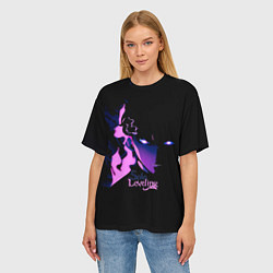 Футболка оверсайз женская Сон Джин Ву - Solo Leveling, цвет: 3D-принт — фото 2