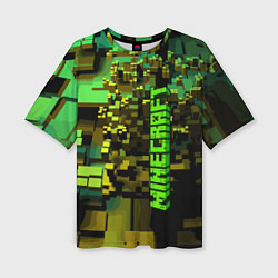 Женская футболка оверсайз Minecraft, pattern 2022