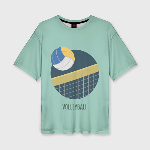 Женская футболка оверсайз Volleyball Спорт / 3D-принт – фото 1