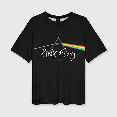 Женская футболка оверсайз PINK FLOYD - ПИНК ФЛОЙД / 3D-принт – фото 1