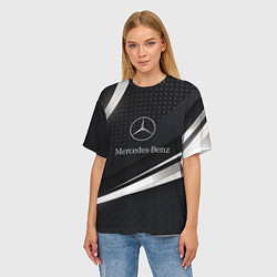 Футболка оверсайз женская Mercedes-Benz Sport, цвет: 3D-принт — фото 2