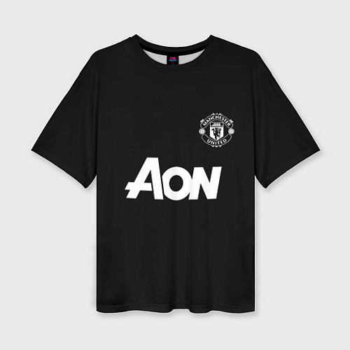 Женская футболка оверсайз Манчестер Юнайтед Руни ретро форма, Manchester Uni / 3D-принт – фото 1