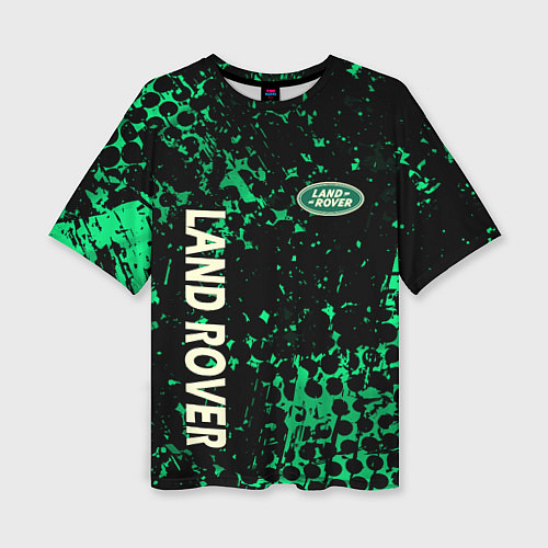 Женская футболка оверсайз Land Rover, Ленд Ровер / 3D-принт – фото 1
