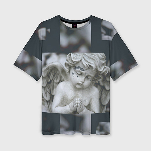 Женская футболка оверсайз Angel Lil Peep GBC / 3D-принт – фото 1