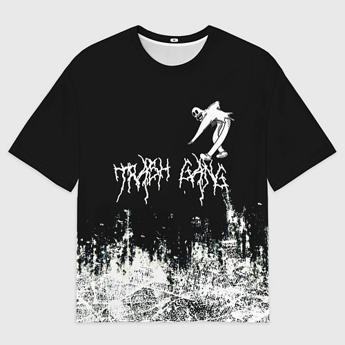 Женская футболка оверсайз Ghostemane Mercury Trash Gang Гостмейн Призрак гра / 3D-принт – фото 1