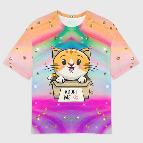 Женская футболка оверсайз Забери меня к себе! / 3D-принт – фото 1