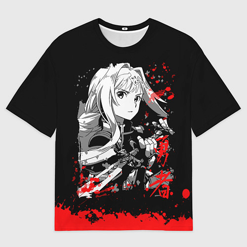 Женская футболка оверсайз Алиса Цуберг / 3D-принт – фото 1