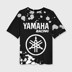 Женская футболка оверсайз YAMAHA Racing Краска