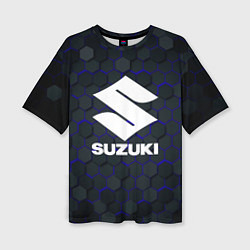 Женская футболка оверсайз SUZUKI 3D плиты
